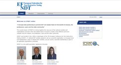 Desktop Screenshot of efndt.org